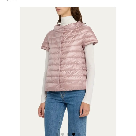 NEW Herno Emilia Lightweight Shortsleeved Jacket in Pink (Brand New with Tags) - Picture 6 of 9